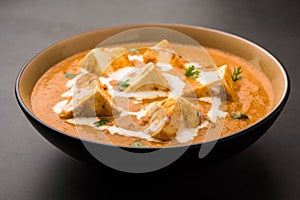 Paneer Butter Masala or Cheese Cottage Curry is an indian main course recipe photo